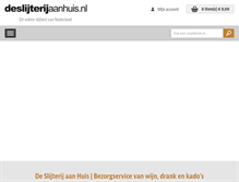 Tablet Screenshot of deslijterijaanhuis.nl